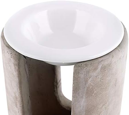 Pajoma Aroma Diffuser Concrete and Ceramic, White, 15 cm - Image 4