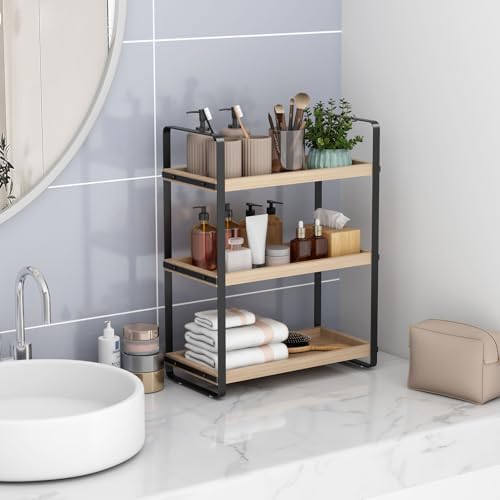 HNRLOY Bathroom Counter Organizer, Bathroom Counter Shelf, Makeup Organizer - Image 4