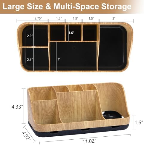 GFWARE Bathroom Organizers and Storage - Detachable 7 Slots Kids Electric Toothbrush and Toothpaste Holde Drainage for Bathroom Accessories Organization Counter Vanity Storage - Image 6