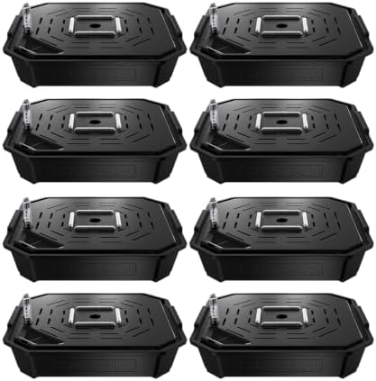 VIVOSUN 8-Pack FlexFeed Self-Watering Pots, Auto Irrigation Fabric Pot Base with Water Meter & Maintenance Window, for Use Indoors/Outdoors in Grow Tents, Greenhouses, Gardens by VIVOSUN
