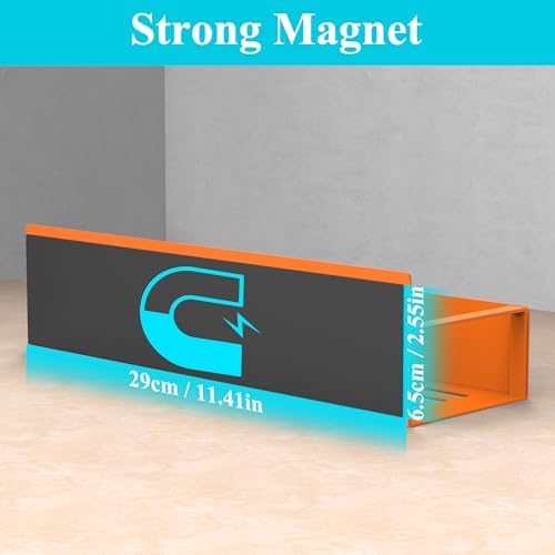HuggieGems Metal Magnetic Spice Rack for Refrigerator Orange, 4 Pack - Image 3