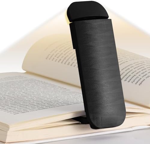 HEMONNKAM Reading Light, Rechargeable Clip-On Book Light for Bed at Night by HEMONNKAM