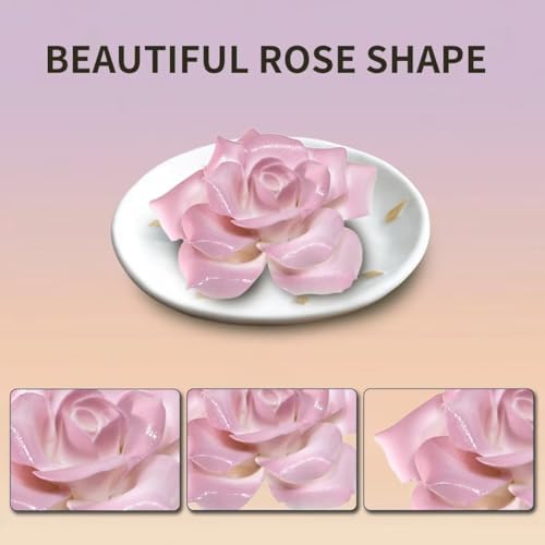 Passive Diffuser for Essential Oil-Ceramic Diffuser Non Electric Oil Diffusers for Small Mini Room, Desk Decorative, Bathroom (Pink) - Image 5