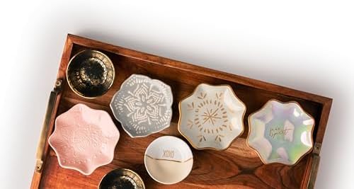 Karma Gifts, Iridescent Large Fluted Trinket Tray, 1 EA - Image 4