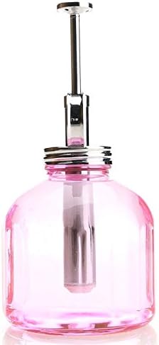 Plant Mister- Pink Color Glass Bottle & Brass Sprayer (Chrome) - Image 2