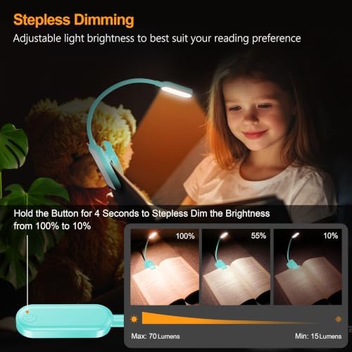Gritin 16 LED Rechargeable Book Light for Reading in Bed - Image 3