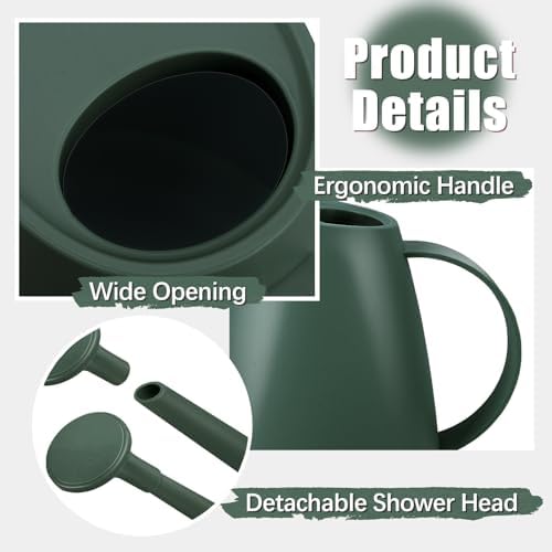 1.8L Watering Can, Watering Can Indoor Plants, Long Spout Small Water Can - Image 6