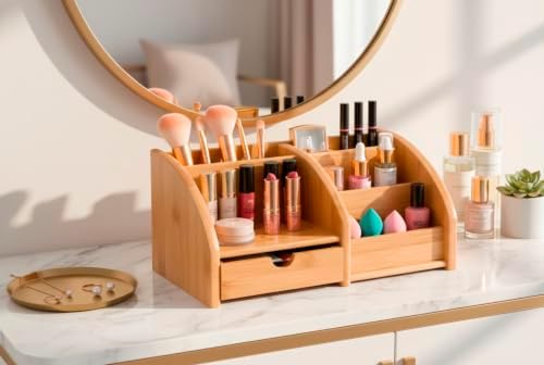 OSCO Bamboo Desk Organiser - Image 3