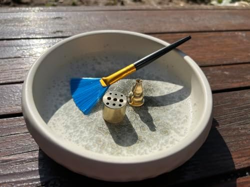 6 Inch Japanese Incense Holder for Stick,Ceramic Handmade White - Image 4