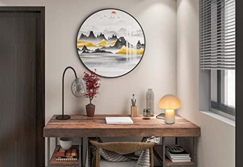 NOTOC Mushroom lamp,Dimmable Glass Table Lamp,Vintage Style Table Lamp,Stripe White Bedside Desk lamp,Cute Table Lamps.（LED Bulbs Included） - Image 6