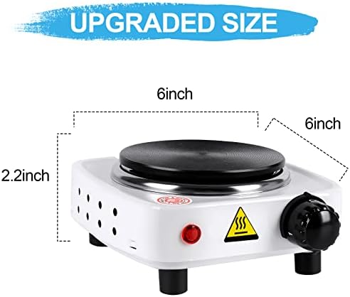 DINGPAI Hot Plate for Candle Making, White Color Electric Hot Plate - Image 2
