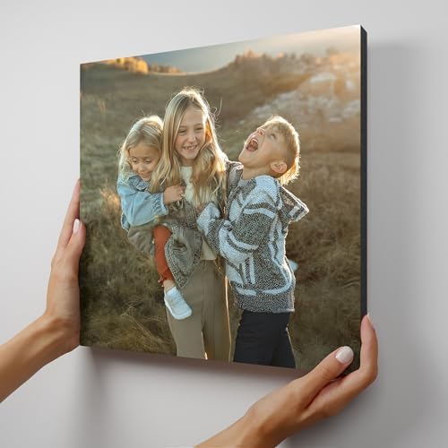 Mixtiles Official Custom Photo Tiles - Magnetic Wall Frames - Adhesive Sticker, no Nails - Personalized Printed Photos - Various Sizes and Frames - 12x12-1-Tile - Normal Frameless