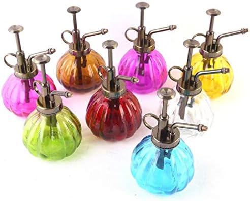 Halloween Pumpkin Glass Watering Can Vintage Purple for Flowers Plants - Image 5