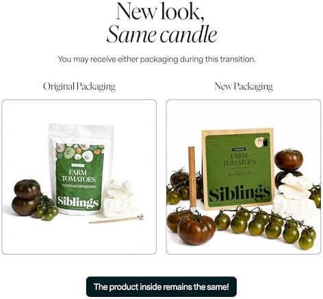 Siblings Candle Refill Kit - Farm Tomato Scent - Image 2