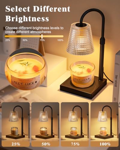 Black Candle Warmer Lamp with Timer, House Warming Gifts New Home Decor - Image 3