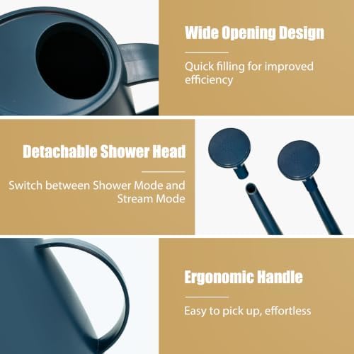 60 oz Watering Can, Small Watering Can for Indoor Plants with Long Spout - Image 5