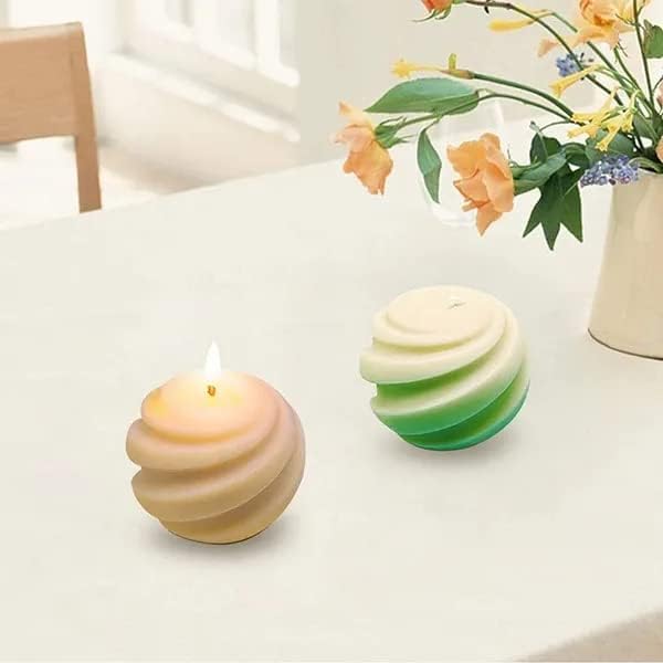 Candle Molds - Silicone Mold for Candles Making, DIY 3D Moulds for Soy Wax, Beeswax, Scented Candle, Valentine's Day Gifts (Planet) - Image 6