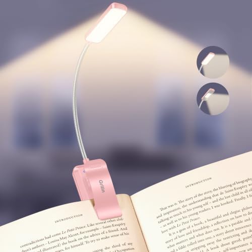Gritin 2026 Gen 2 Book Light for Reading- 30 Eye Caring Full Spectrum LED by Gritin
