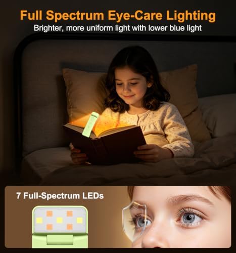 Gritin 2026 Gen 2 Rechargeable Book Light,2-in-1 Reading Light & Flashlight - Image 3