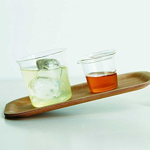 KINTO 45160 Non-Slip Tray, 8.7 x 4.7 inches (220 x 120 mm), Teak Wooden Tray - Image 2