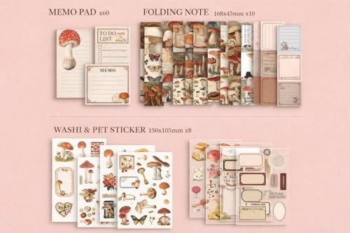 Scrapbook Kit, 350+ PCS Scrapbooking Supplies Set with Vintage Scrapbook Paper, Scrapbook Stickers, Ephemera, Vintage Decorations, Complete Junk Journal and DIY Memory Book Kit - Image 6