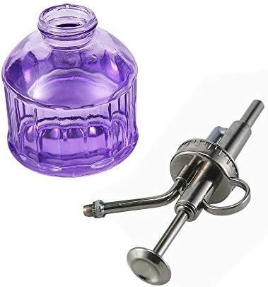 Glass Plant Mister Spray Bottle for Inside Vintage Leak Proof Purple 6.7oz - Image 3