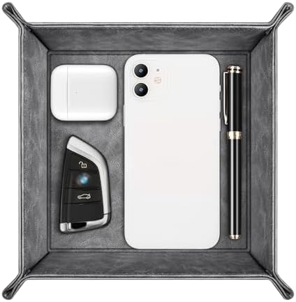 SITHON Valet Tray Desktop Storage Organizer Nightstand Caddy Holder by SITHON