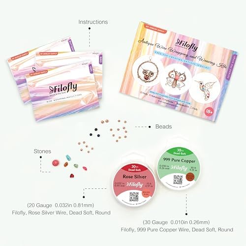 Filofly DIY Jewelry Making Kit 001, Spread The Wings, Wire Wrapping Kits - Image 4