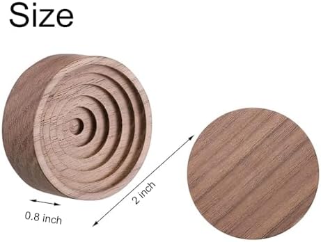 Wood Essential Oil Diffuser, Wooden Aromatherapy Diffuser, Small Round Oil Diffuser for Home Office Car Yoga Rooms SPA Centers - Image 2