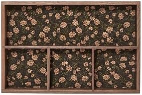 pandapark Wood Organizer Tray,Black Walnut,Desk & Drawer Storage Box (Walnut Dream) - Image 2