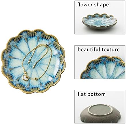 BEUNAIZER Jewelry Dish Tray, Ring Dish, Ceramic Trinket Tray, Key Bowl - Image 5