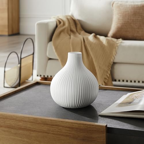 RONDURE Modern Ceramic Decorative Table Lamp Living Room Bedroom Bedside - Image 4