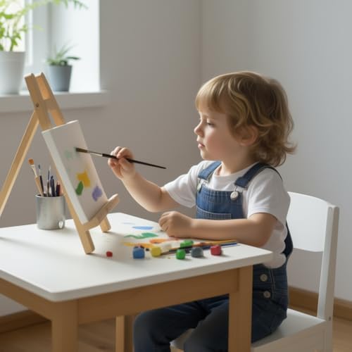 3 Pack Table Easel for Painting, Small Easel with 10 Papers - Image 6
