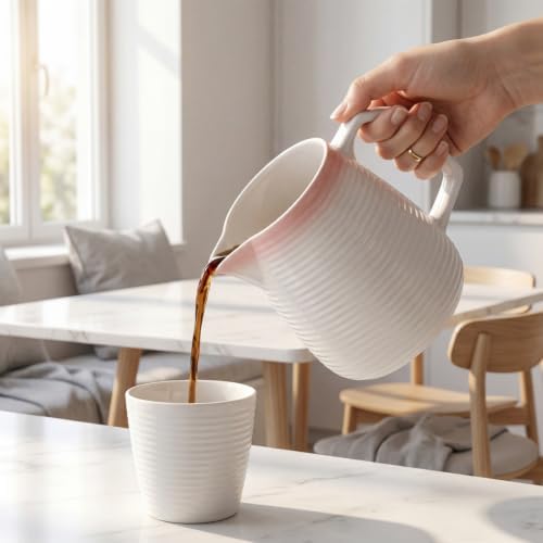 pour over coffee maker - Ceramic Dripper Pot, Heat-Resistant & Easy Clean - Image 3