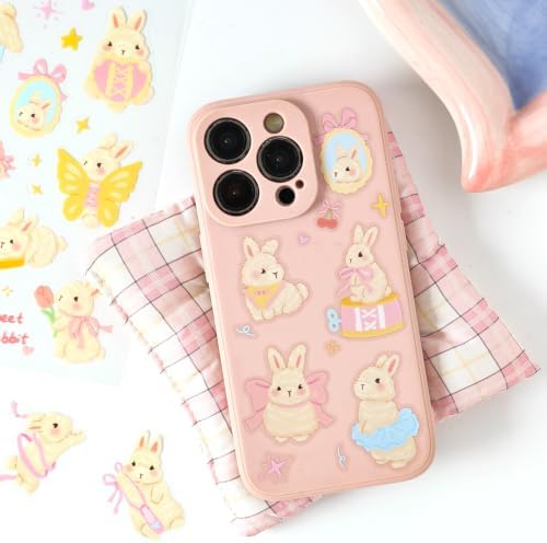 128Pcs Cute Pets for Scrapbooking,Self-Adhesive Transparent Cute Pets Scrapbook Supplies Journaling Supplies for Adult Card Making Letters DIY Water Bottle Cards Decoration - Image 3