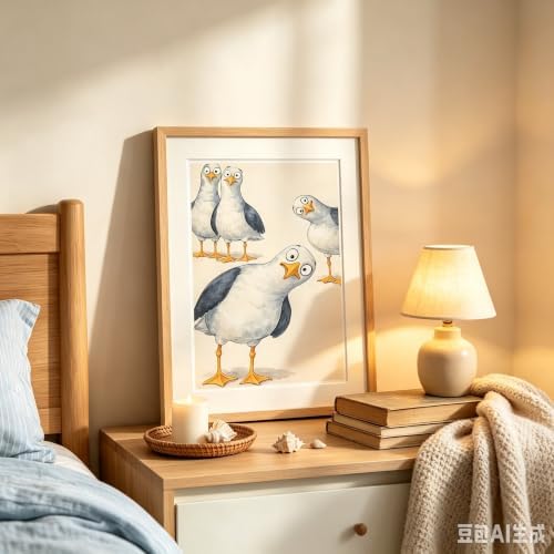 Animal Diamond Painting Kits for Adults,Cartoon Seagull Diamond Art Kits - Image 4
