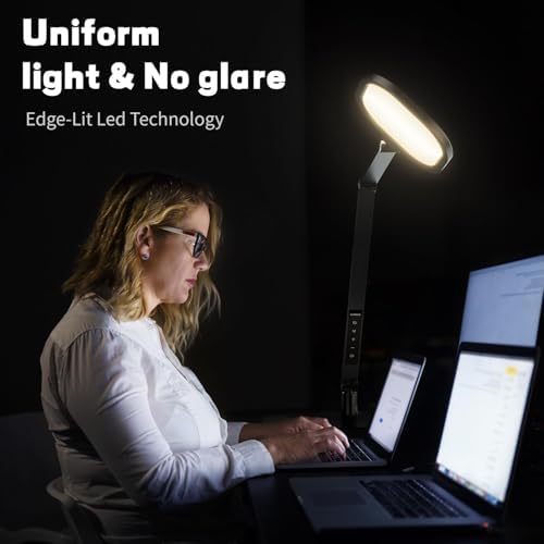 LitONES LED Desk Lamp for Home Office, Soft Edge-lit Design - Modern Style - Image 4
