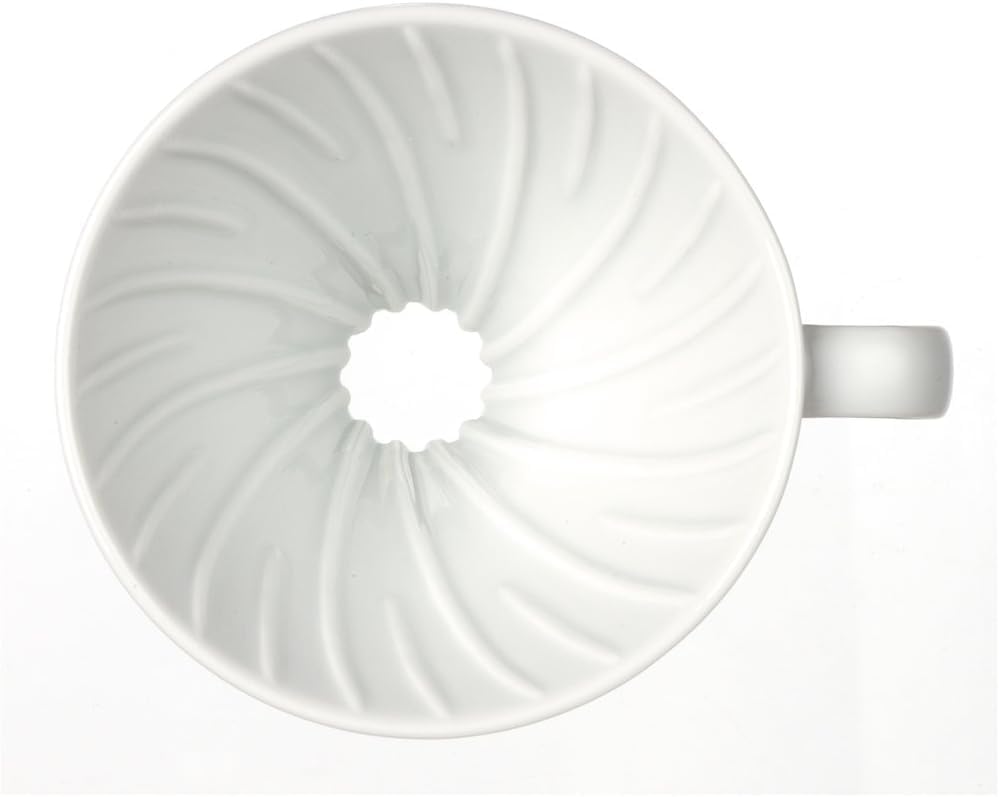 HARIO V60 Coffee Pour Over Kit - Includes 02 Ceramic Dripper, Glass Range Server, and 100ct Filters - Image 4
