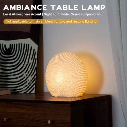 10.5"Decorative Ceramic Table Lamp Living Room,Bedroom,Corded,Bulb Included - Image 3