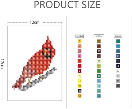 Haocy 12pcs Bird Mini Diamond Art Kits for Adults,Small Diamond Painting Kits Quick Gem Art for Beginner,1-Hour Postcard-Style,Paint by Diamond Mosaic,Home Wall Decor (Bird) - Image 4