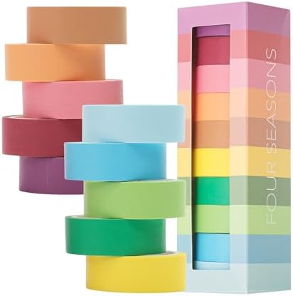 Mr. Pen- Washi Tape Set, 10 Rolls, 5.5 Yards/Roll by MrPen