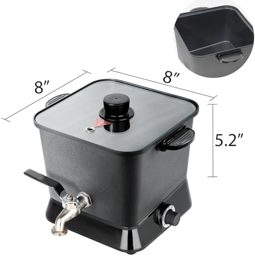 Byoowndiy Wax Melter for Candle Making, 150 oz Electric Candle Wax Melting Pot with Pour Spout and Temperature Controller - Image 2