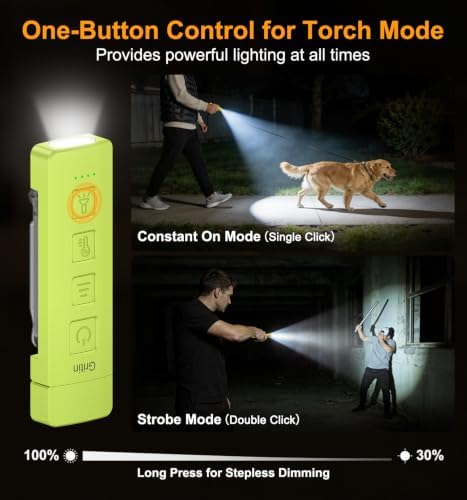 Gritin 2026 Gen 2 Rechargeable Book Light,2-in-1 Reading Light & Flashlight - Image 6