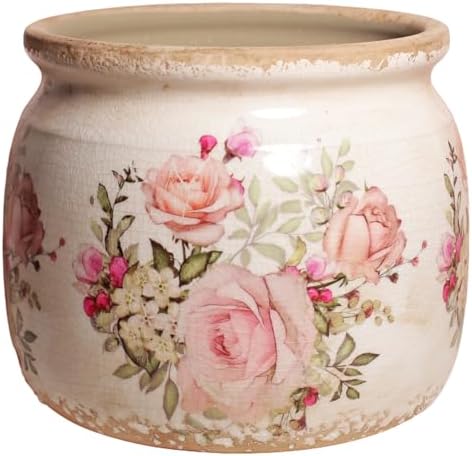 Xiaan Jiaju Vintage Victorian Ceramic Planter & Vase for Indoor Plants by XiaanJiaju