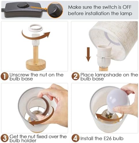 Rechargeable Cordless Table Lamp, Touch Stepless Dimming with Memory - Image 7
