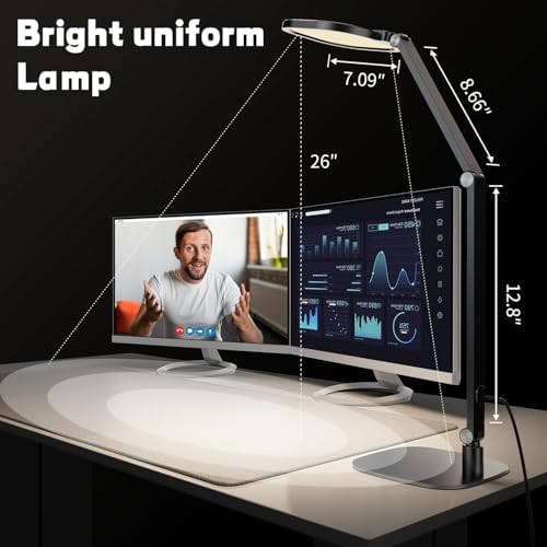 LitONES LED Desk Lamp for Home Office, Soft Edge-lit Design - Modern Style - Image 6