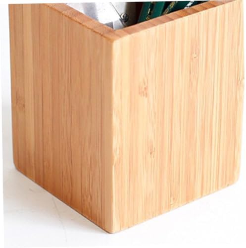 Bamboo Desk Organizer Box for Stationery and Chopsticks Desktop Use - Image 2