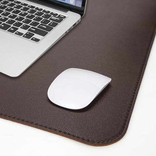 AFIING Cork Desk Mat 31.5" x 17", Coffee,Desk pad Protector - Image 4
