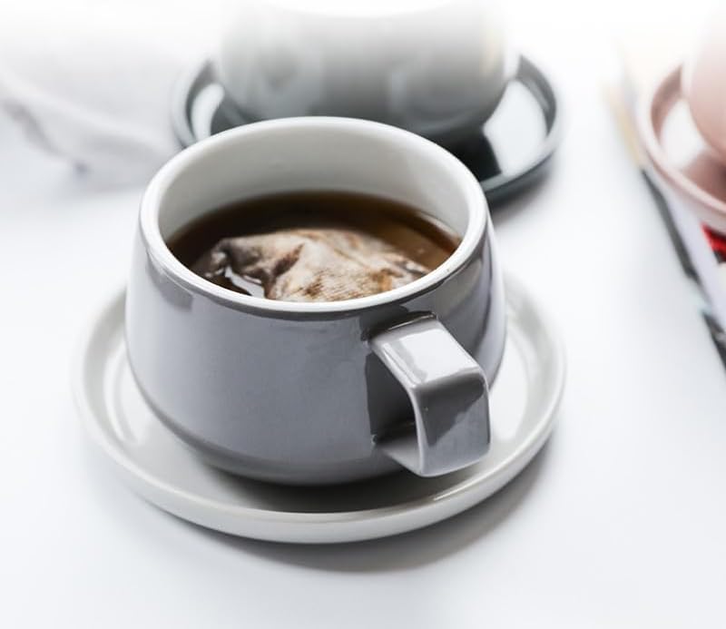 Viva Scandinavia Ella Tea Mug (0.25L) - Grey - Image 3