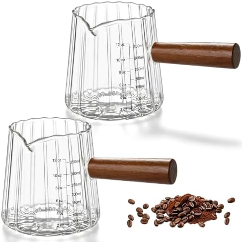 12 OZ Espresso Cups, Espresso Accessories, Espresso Shot Cups, 2 PCS by Unknown